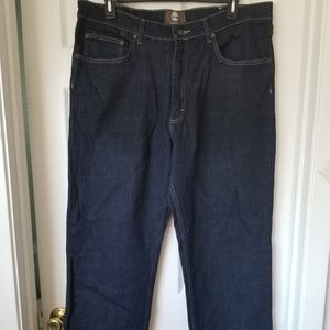 TIMBERLAND MENS DARK WASH JEANS 40X34